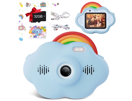 Cámara Digital Fotográfica WEB2O Doble HD 4K para Niños de 32 GB 1080P
