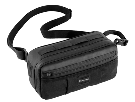 Bolsa para Manillar de Bicicleta Bolsa para Bicicleta Accesorios para Bicicleta Regalos para Ciclismo para Hombres Negro BISBISOUS