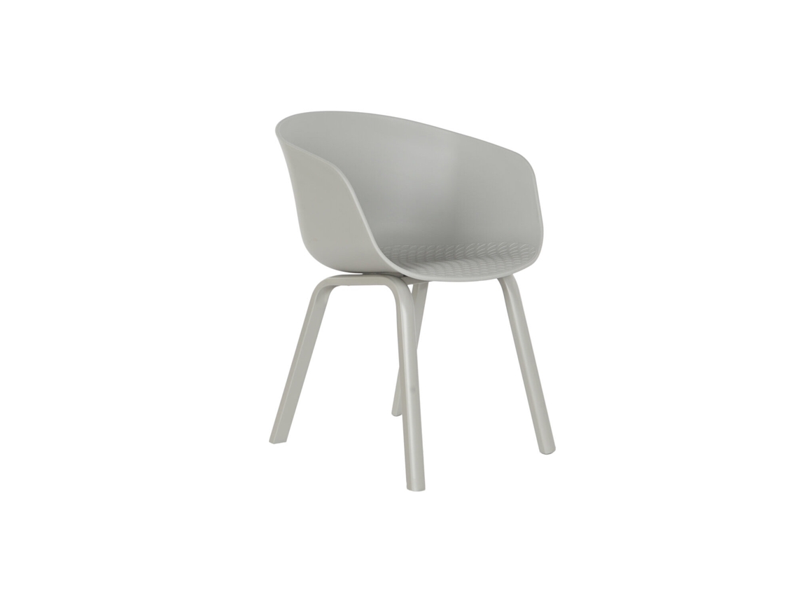 Silla Pp Metal Gris Claro 60x55x78cm