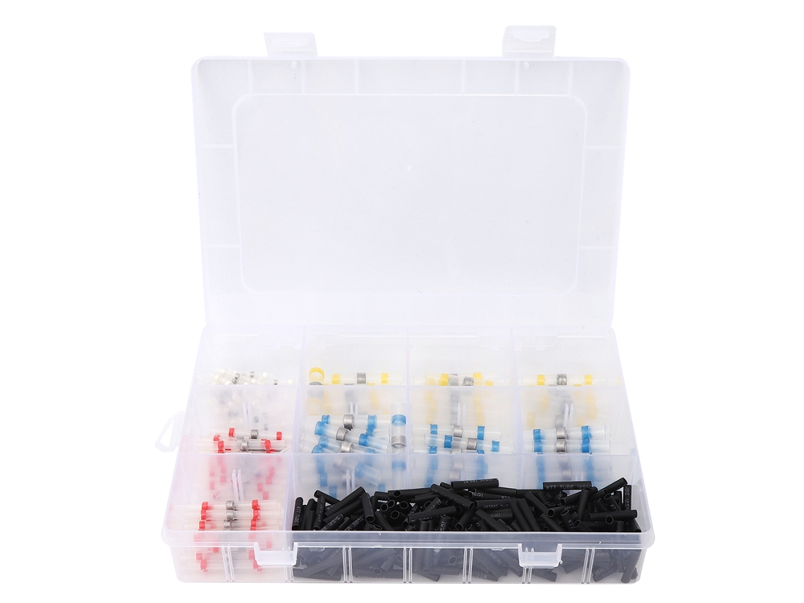 Kit De 350 Terminales De Conexión Para Soldadura, Ligeros, Impermeables Y Aislados.