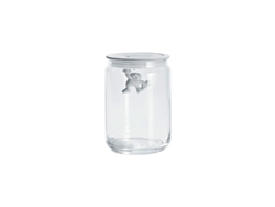 Tarro con Tapa HermÃ©tica Blanco 900Ml - Gianni A Little Man Holding On Tight A DI ALESSI