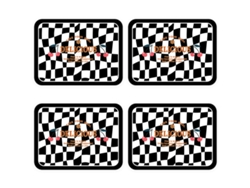 Juego de 4 manteles impermeables de PVC, aislamiento térmico, antideslizantes TRUYUETY