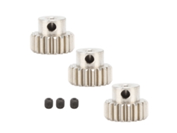 Engranaje De Motor Metálico M0.6 Con Tornillos De 3.175 Mm 18d Para Coche/camión Rc A Escala 1/10 (3 Unidades)