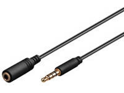 Cable de Audio GOOBAY (2 m - Negro)