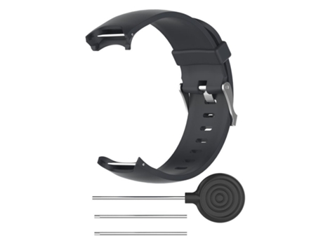 Muñequera para reloj Garmin Approach S3 GPS Elegante correa de reloj de Silicona con herramienta Ajuste individualizado negro