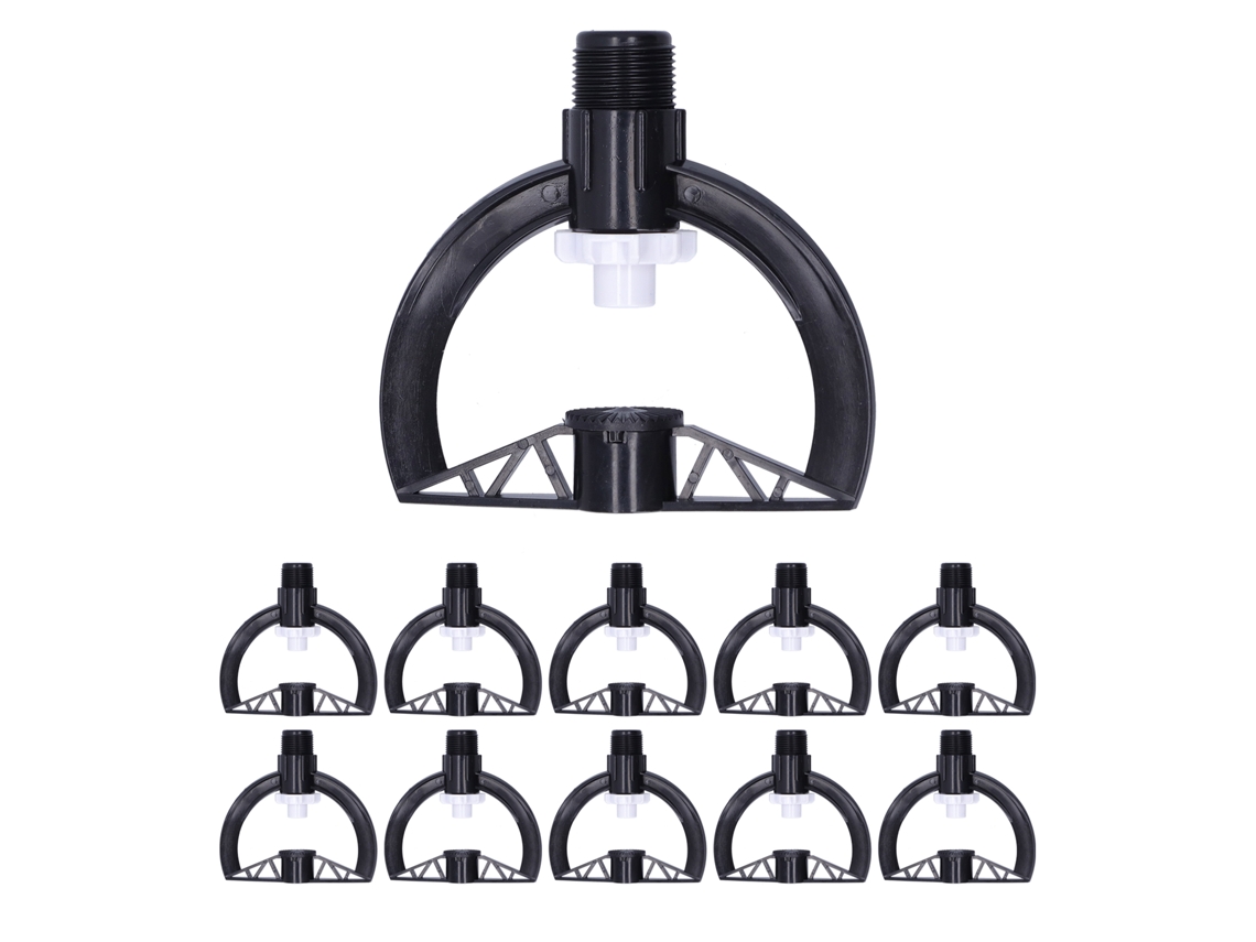 Aspersor Rotatorio De 10 Piezas Con Rosca Macho G3/4 Para Jardín, Césped E Invernadero.