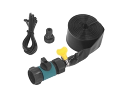 Rebe-rociador Para Trampolín Exterior Ajustable De Alta Resistencia 10m Accesorios De Parque Acuático Verano Azul
