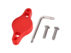 2026-protector De Cubierta Antirrobo Para Localizador De Bicicleta,soporte De Bicicleta Con Rastreador Posicionador Rojo