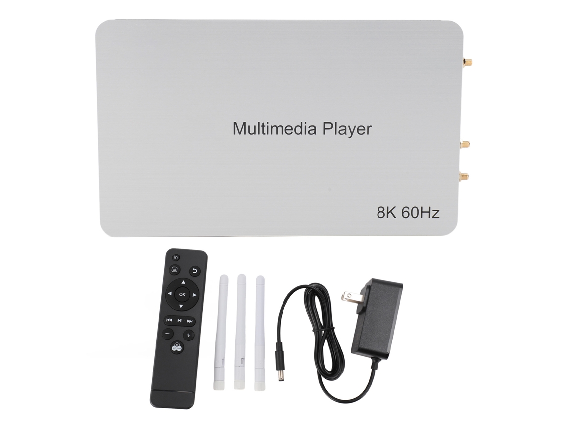 Reproductor multimedia (compatible con transmisión wifi de 8k a 60 Hz)