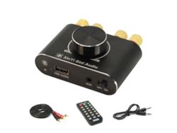 Amplificador De Audio Inalámbrico Bluetooth 5.1 De 100w+100w Portátil Para Coche Y Hogar.