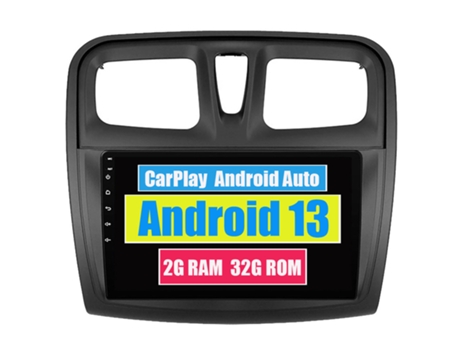Autoradio Multimedia ROVERONE para Renault Logan 2 2012 - 2022 Sandero 2 2013 - 2022 CarPlay Android Coche Radio Bluetooth Navegación