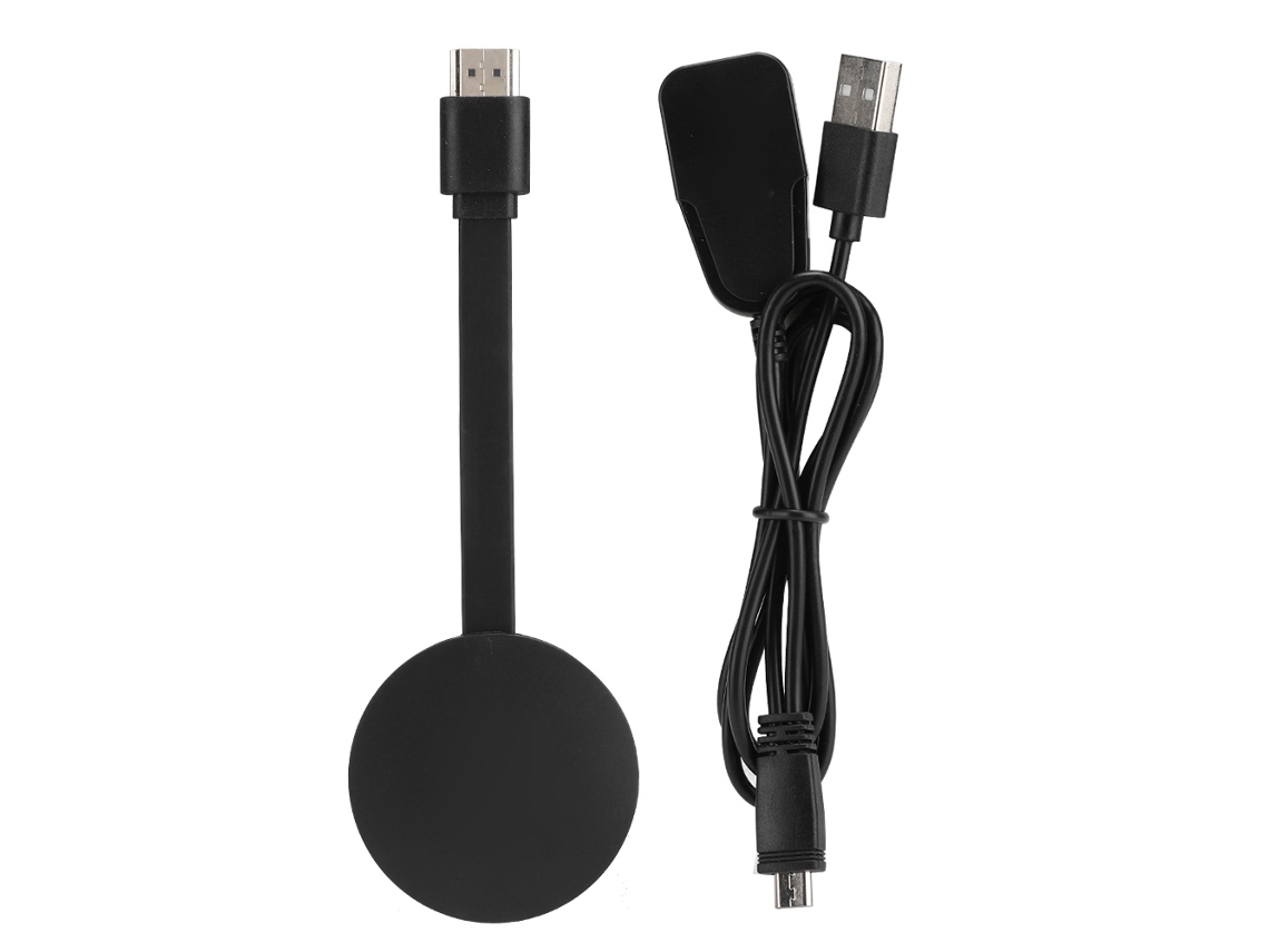 Adaptador Inalámbrico Hdmi De 5 Ghz Y 300 Mbps Para Duplicar La Pantalla En Resolución 1080p En Teléfonos Móviles.