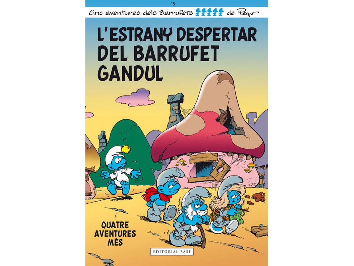 Libro L'Estrany Despertar Del Barrufet Gandul de Peyo (Catalán)