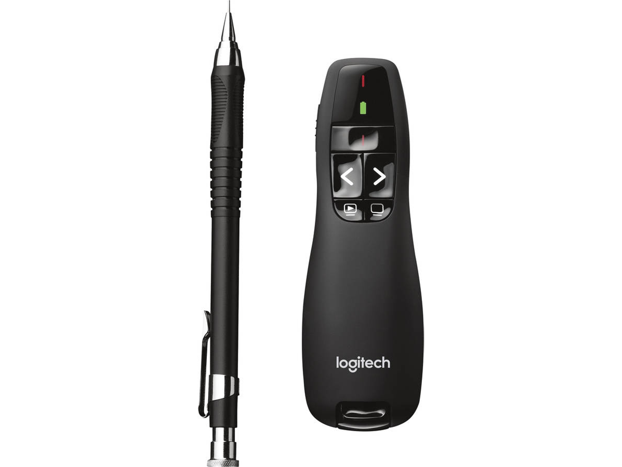 Presentador LOGITECH R400 Negro Inalámbrico (Con Laser)