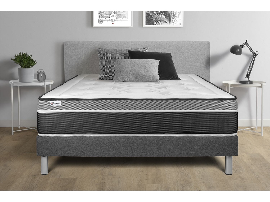 Somier Vital Care VITALIT Espuma con memoria Gris (180x200)