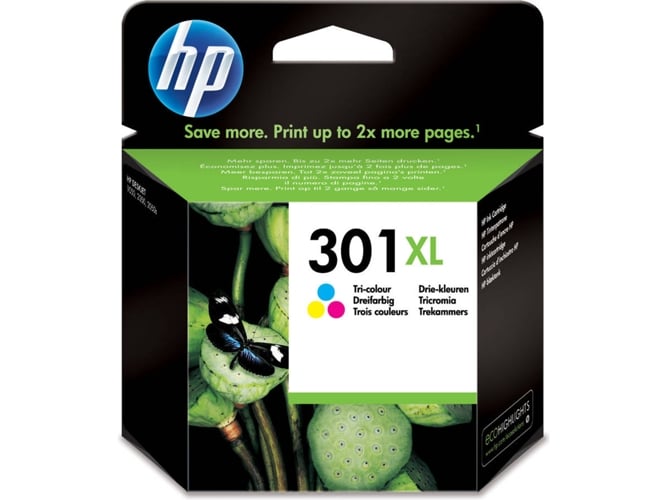 Cartucho de tinta HP HP 301XL Original Cian, Magenta, Amarillo 1 pieza(s)
