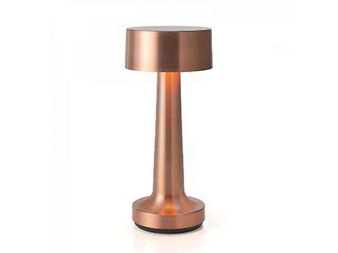 2026-lámpara De Mesa Recargable Con Sensor Táctil, Luz Nocturna Usb, 3 Modos De Luz, 1800mah, 3w, Coloridos Bronce