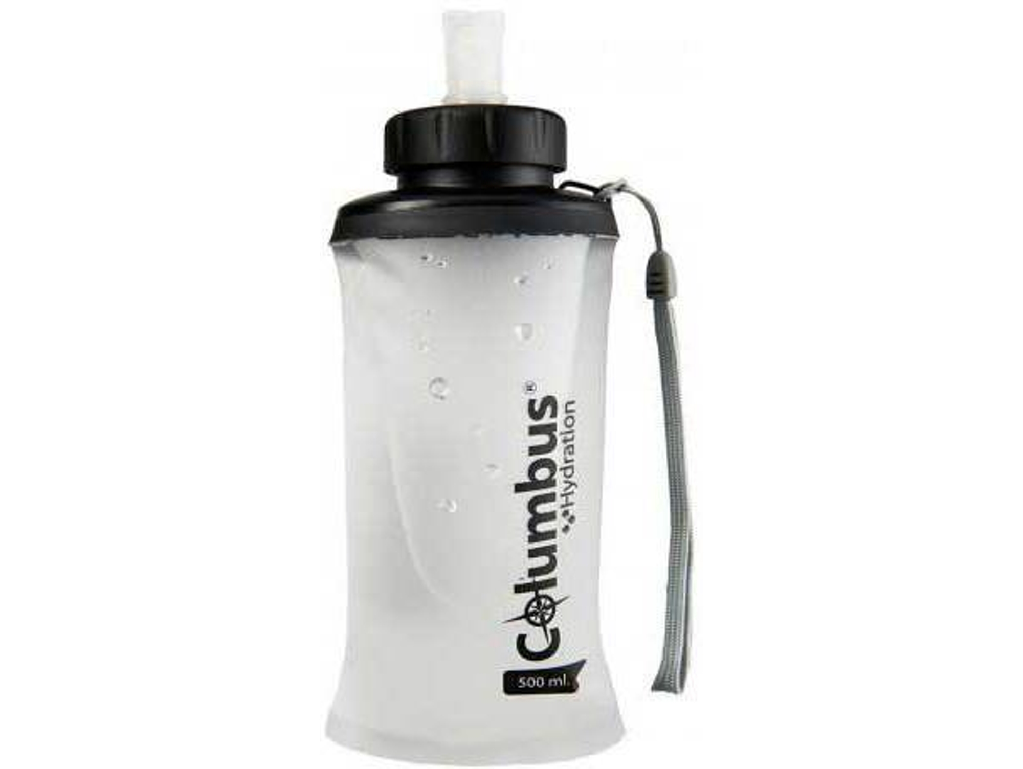 Botella COLUMBUS Softflask Transparente (500ml)