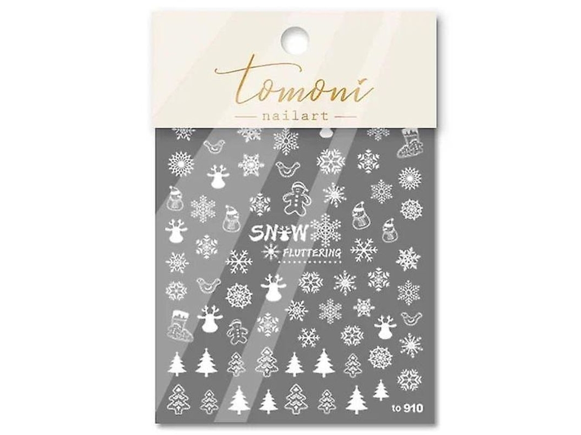 Pegatina Autoadhesiva 5d Con Diseño De Copo De Nieve Navideño Láser 3d Y Diamantes De Imitación.
