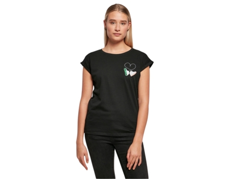 Camiseta de Mujer MISTER TEE Talla Kicks Love Negro (2XL)