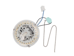 Rebe-reemplazo De Luz Led Para Ventilador De Techo 3.93 Pulgadas Retrofit Magnético Con Cadena De Tirar 18w 2000lm 3 Temperaturas De Color Regulable