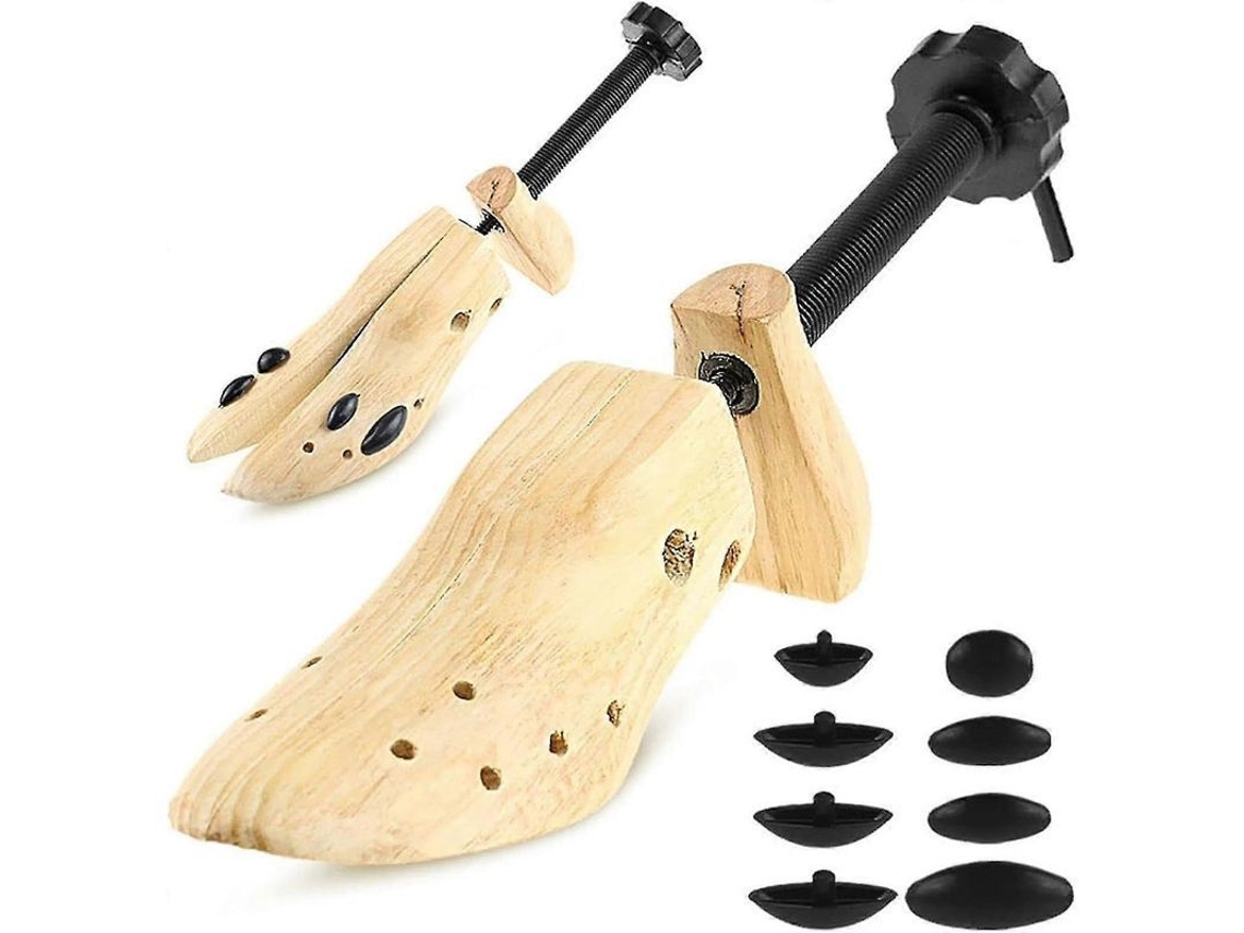 Horma De Madera Ajustable Para Zapatos: Expansor Y Moldeador De Primera Calidad Para Zapatos Planos Y De Tacón Alto (tallas 34-37).