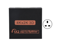 Vlrla-2026novosplitter Hdmi 4k 1-in 2-out Con Enchufe Uk