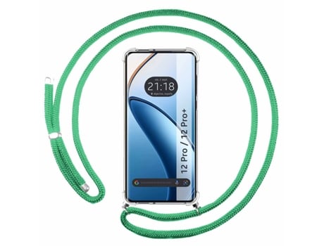 Funda Agua para Realme 12 Pro 5G / 12 Pro Plus 5G TUMUNDOSMARTPHONE Silicona Verde