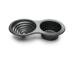 Molde gigante para hornear cupcakes, acero al carbono, 815.53.25 pulgadas