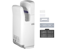 Succebuy Secador De Manos Eléctrico Automático Comercial 2000 W Abs Jet Hepa Blanco