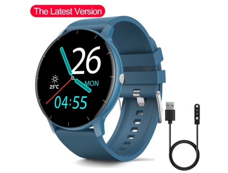 Smart Watch Hombres Mujeres Pantalla táctil completa Deporte Fitness Watch Monitor de ritmo impermeable Bluetooth Smartwatch Para Android IOS VEANXIN