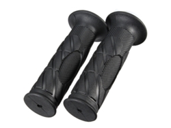 Tubo de acelerador giratorio, puños de manillar de 22 mm y 7/8 pulgadas, goma blanda universal para motocicletas
