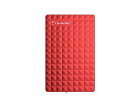 Disco Duro Externo SLOWMOOSE para Desktop / Laptop Rojo (2TB)