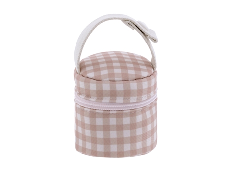 Porta-Chupetes CAMBRASS Abril (Poliéster - Rosa - 8.5 x 8.5 x 11 cm)