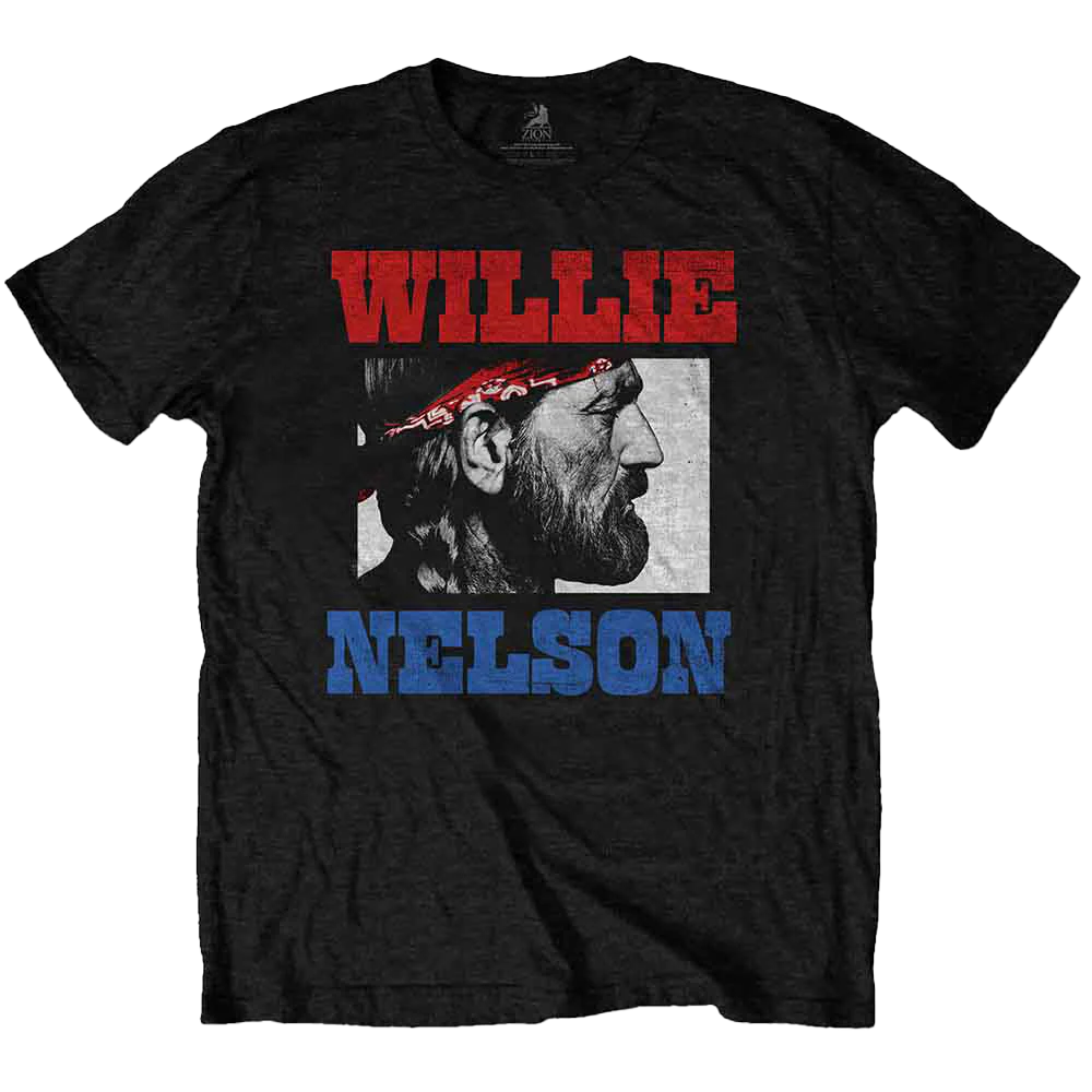 Willie Nelson Profile Photo T-shirt Unisex Rockinstone Size:m
