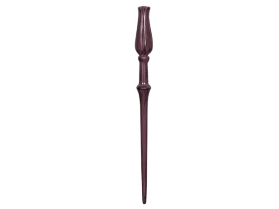 Varita mágica de mago de 38 cm (15 pulgadas) con textura de madera, resina PVC, duradera y ligera para disfraces, fiestas y juegos de rol. Tipo 2