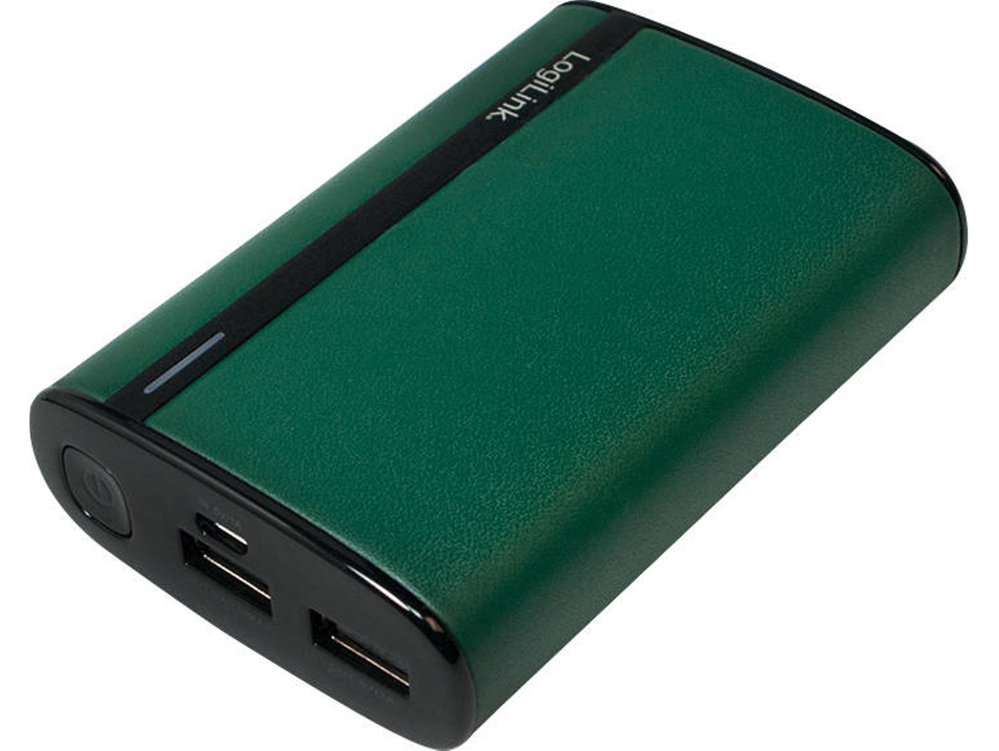 Logilink Banco De energía 7.800mah verde pa0127g batería externa powerbank 7800 2 1