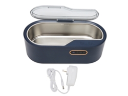 Limpiador Ultrasónico Portátil De 450 Ml Para Joyas, Gafas Y Brochas De Maquillaje, 100-240 V, Azul, Enchufe Usb.