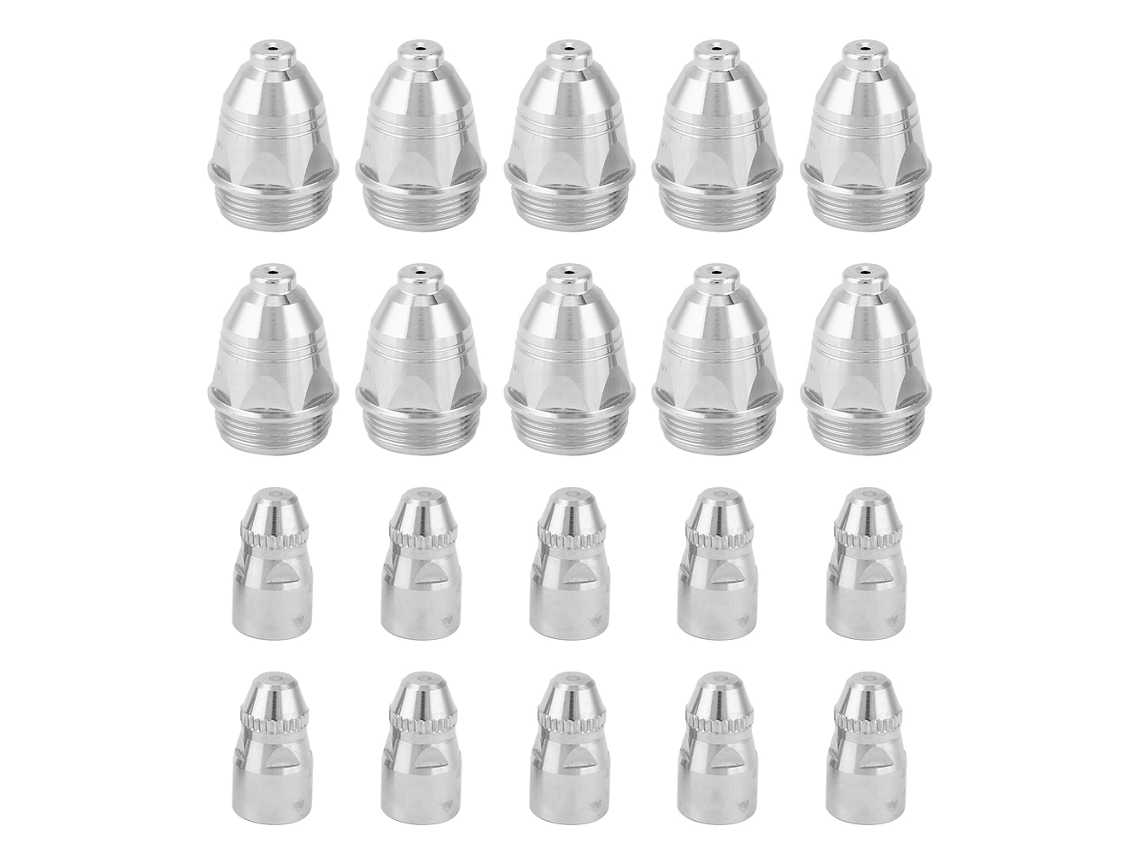 10 Puntas De Electrodo, 10 Boquillas De Soplete, Cortador P80, Consumible Para Corte Por Plasma, 1,5 Mm