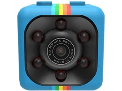 Cámara de seguridad Yizhood Mini HD 1080P con visión nocturna y detección de movimiento para interiores (azul)
