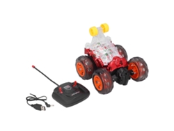 Coche Acrobático Teledirigido Recargable Con Rotación De 360° Y Luces Rojas.