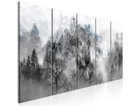 Cuadro ARTGEIST Mountain Predator (5 Parts) Narrow (200x80)