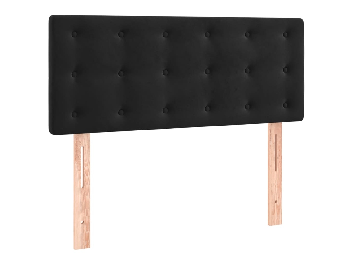 Maison Exclusive - Cabecero De Terciopelo Negro 90x5x78/88 Cm