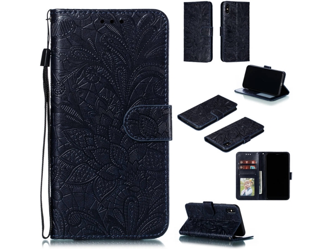 Funda iPhone X, XS WISETONY Befospey-475 Negro