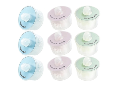 9pcs cápsulas de fragrância para ecovacs t9 max t9 power t9 aivi 3 sabores