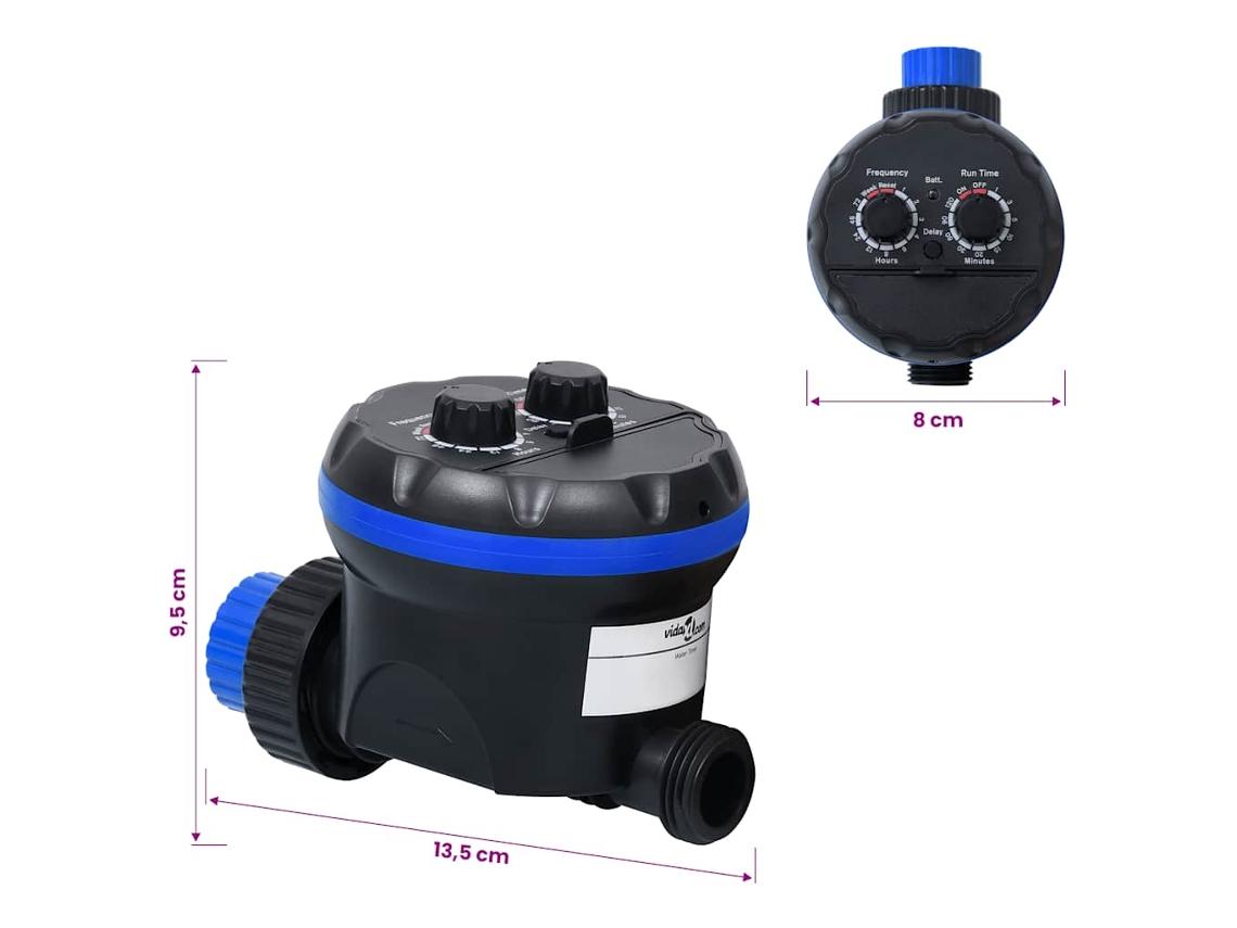 Maison Exclusive - Temporizador De Agua De Salida Única Con Válvulas De Bola