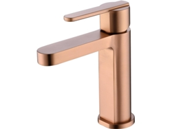 Grifo monomando MIce de baño, Griferia lavabo de laton Oro Rosa Cepillado MICE COLLECTION