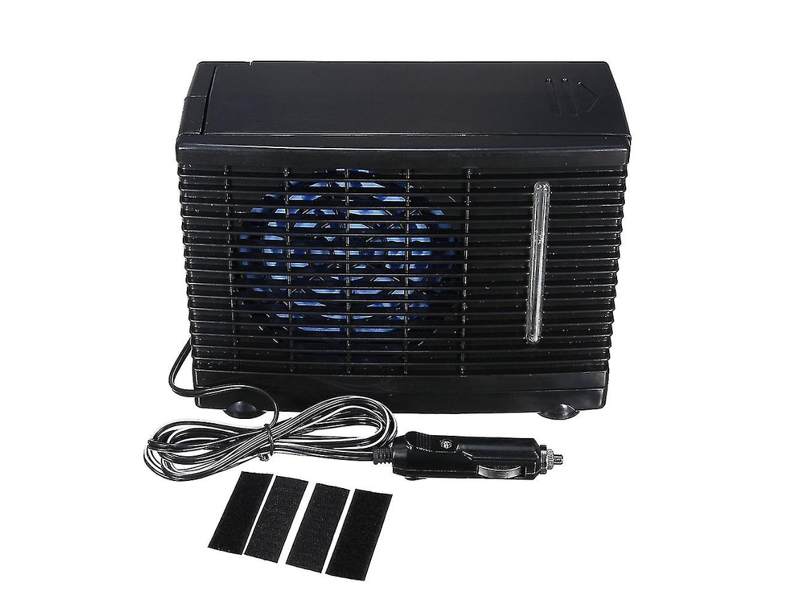 Ventilador de aire acondicionado portátil para coche, Enfriador evaporativo de hielo y agua, Mini, con adaptador para encendedor de cigarrillos, 12v