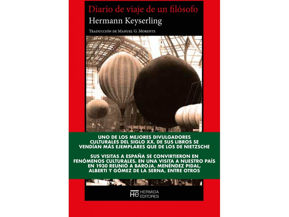 Libro Diario De Viaje De Un Filósofo de Keyserling Hermann (Español)