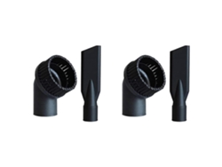2x Industrial Vacuum Cleaner Round Brush And Flat Nozzle Sets Inner 44mm Durable Industrial Vacuum Cleaner Accessories